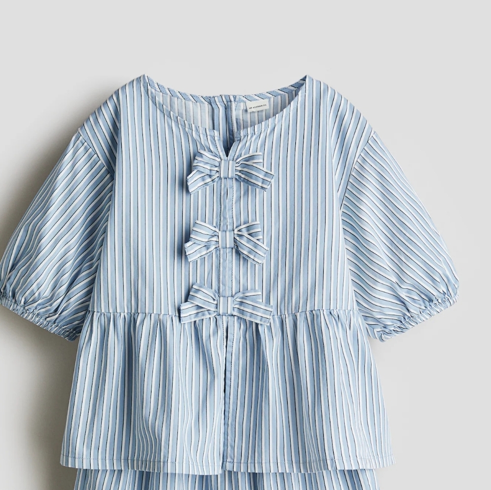 H&M Cotton Poplin Top